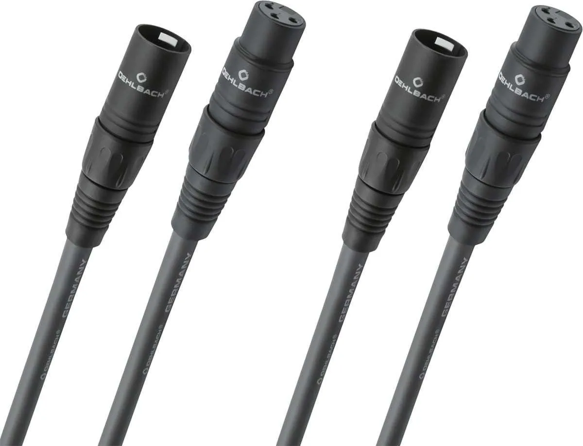 Oehlbach NF 14 Master X (2 x 0,5 m) Câbles symétriques XLR