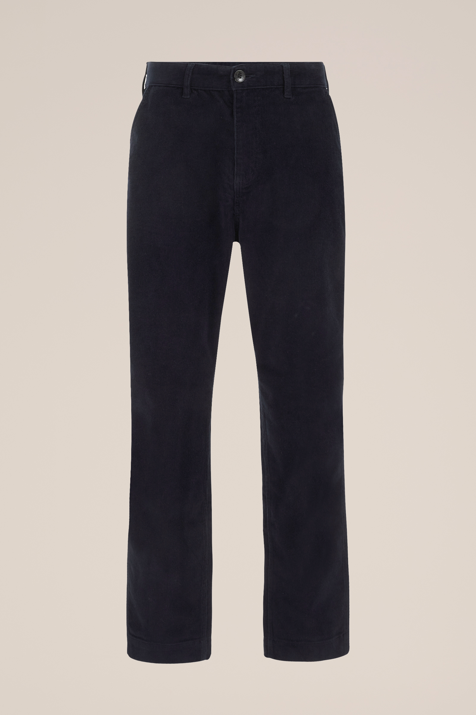 straight fit chino van corduroy Blue Ridge Donkerblauw
