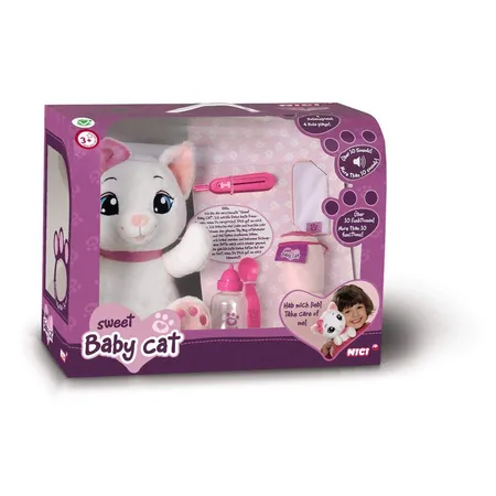 NICI Sweet Baby Cat Plüschkatze mit über 10 Funktionen und Sounds