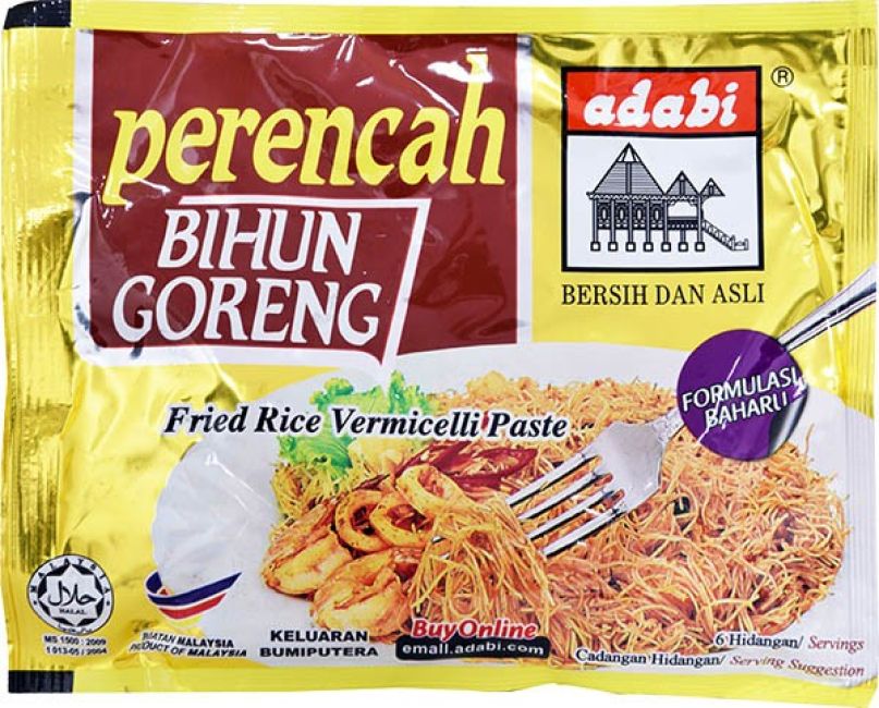 Adabi Bihun Goreng Gebakken Rijstvermicelli Kruidenpasta 120g