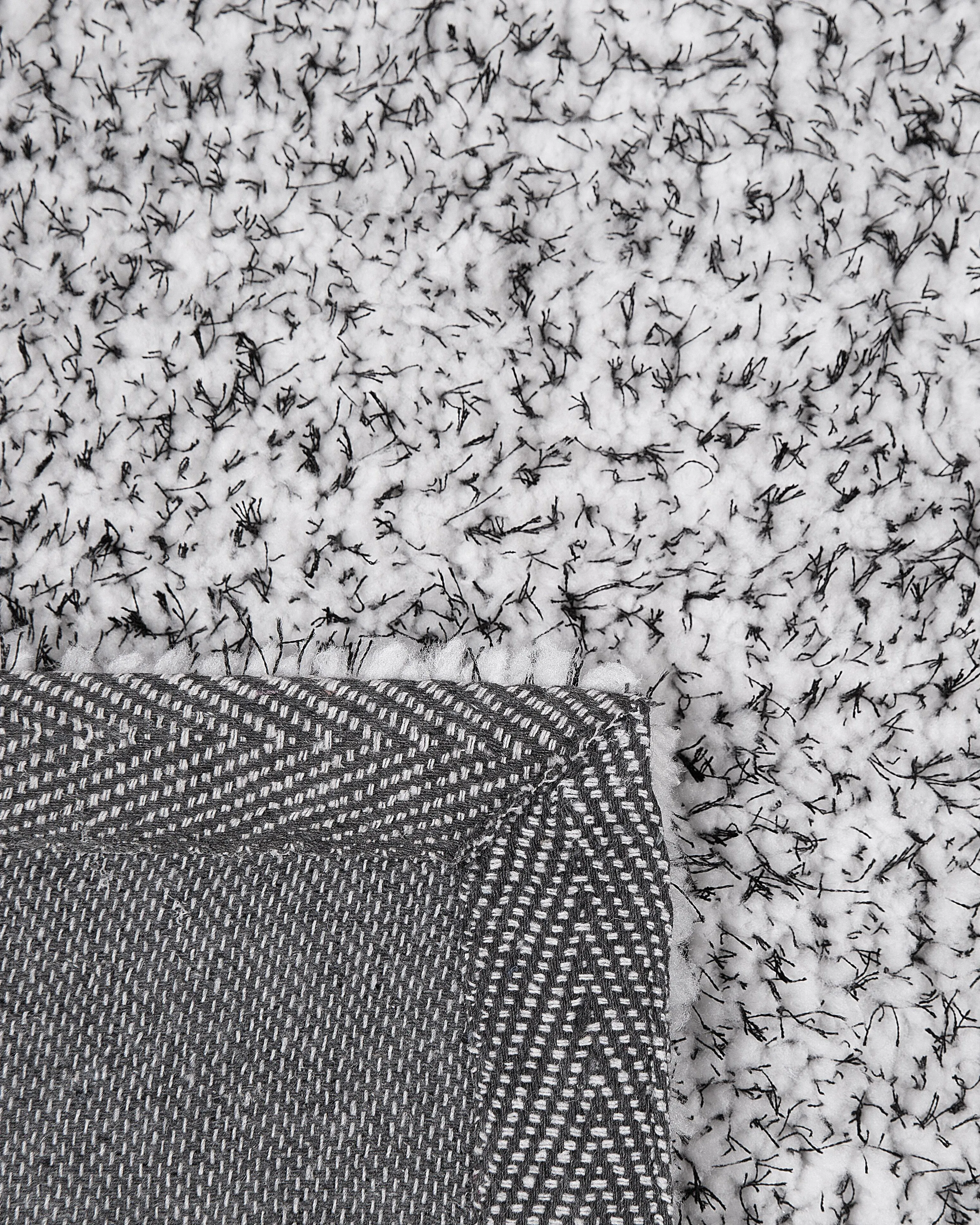 Hoogpoligvloerkleed DEMRE Grijs 200 x 300 cm