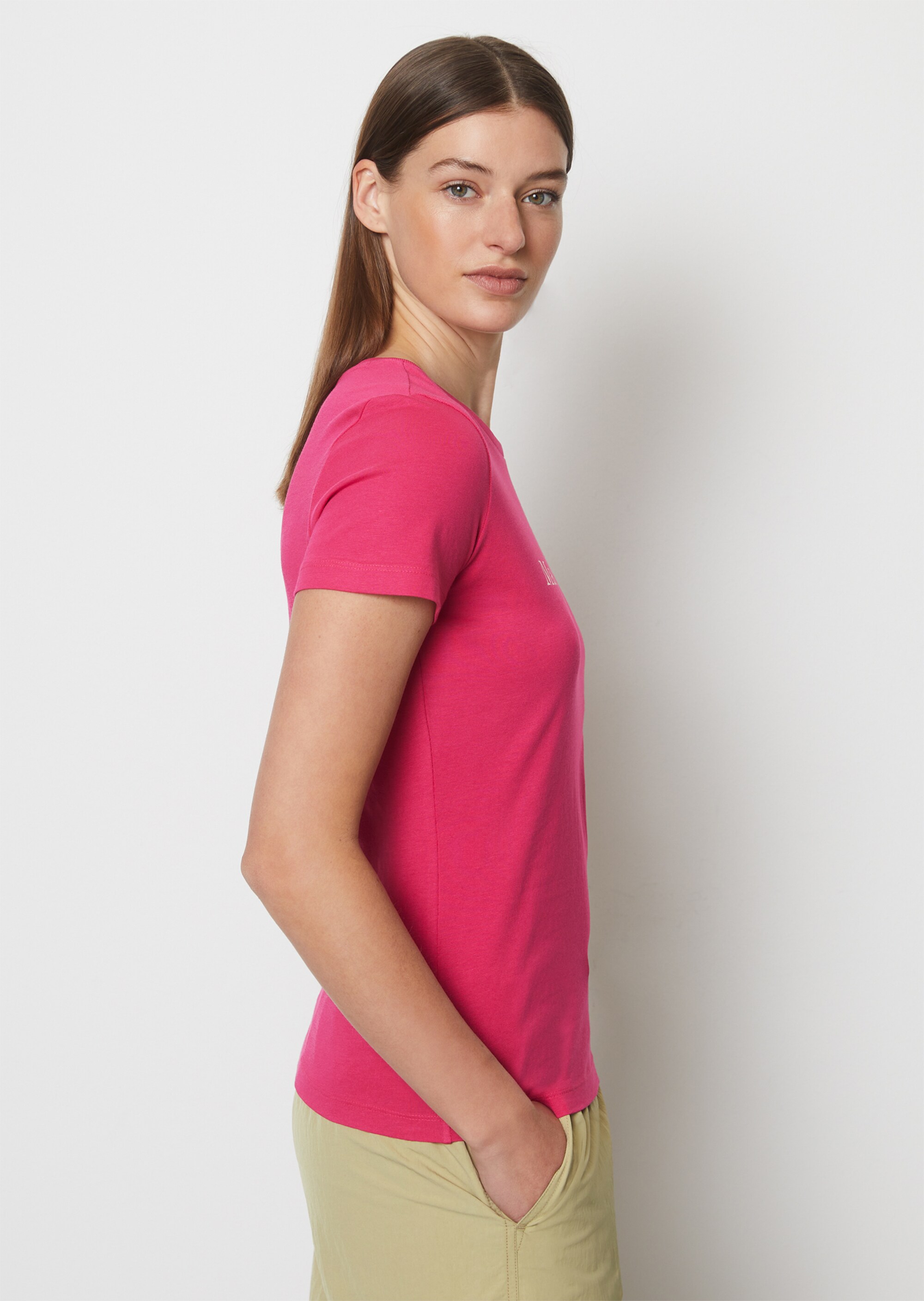 Logo-T-Shirt regularaus Organic Cotton