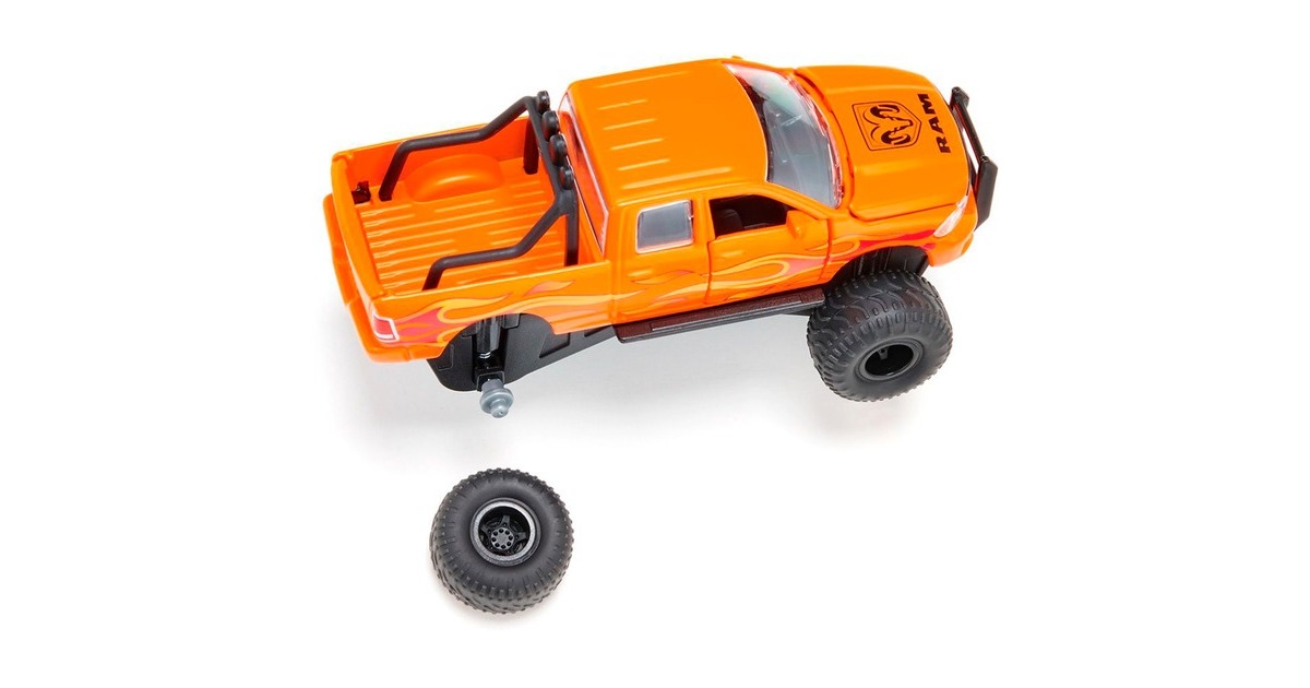 SIKUSuper - RAM 1500 met ballonbanden Modelvoertuig  (Schaal 1:50)
