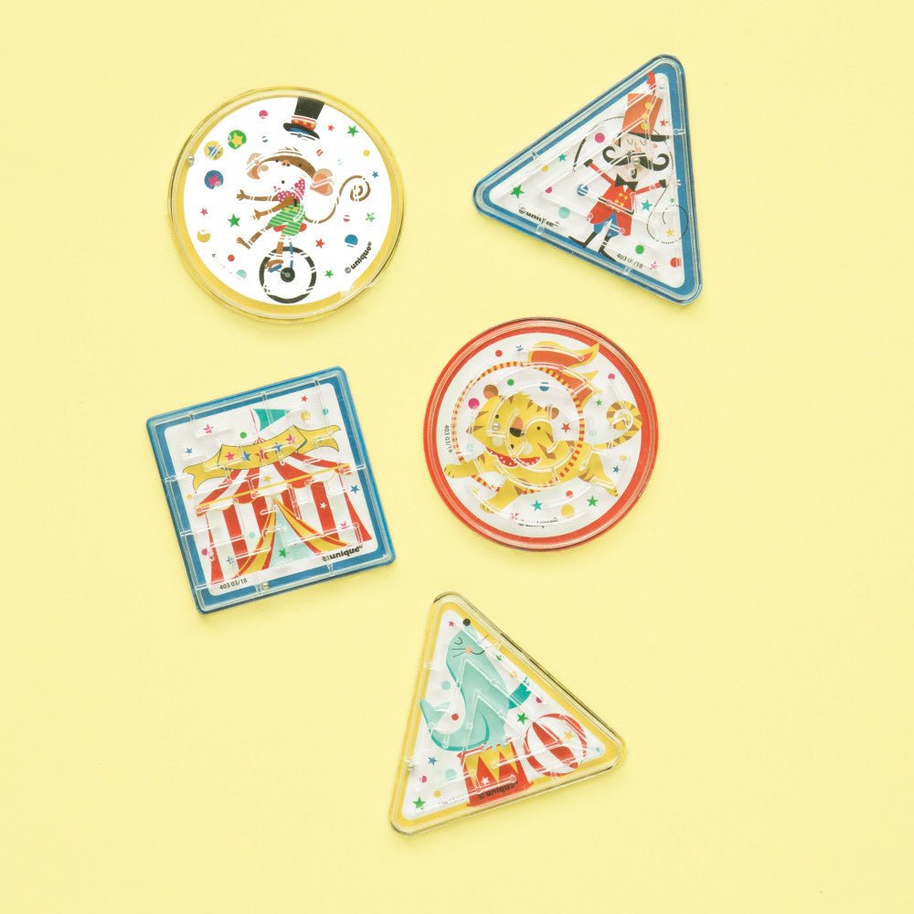 Uitdeelcadeautjes Doolhof Spel 6,4cm 6st