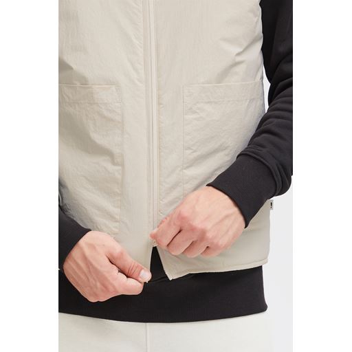 Solid Vest, Oatmeal, M