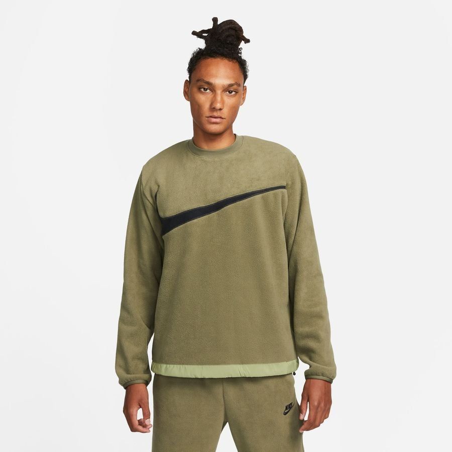 Nike Sweat Club  Fleece Winterized Crew - Vert
