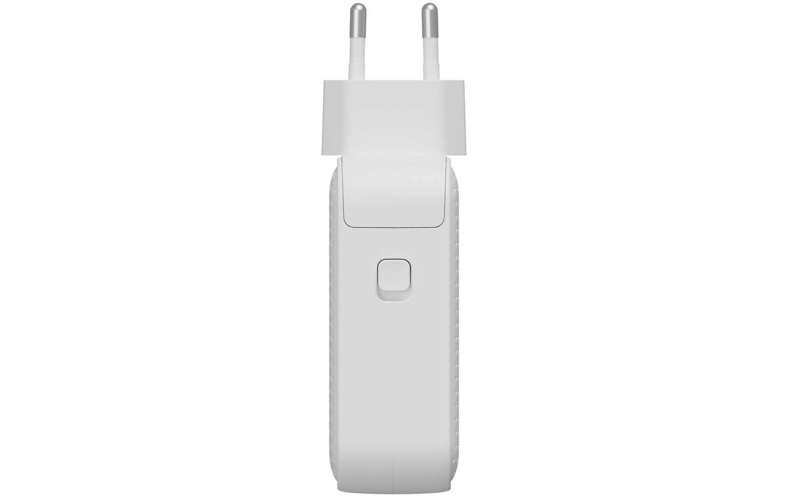USB-Wandladegerät HyperJuice USB-C GaN 100 W WeissKompaktes GaN-Reiseladegerät mit 4 Anschlüssen