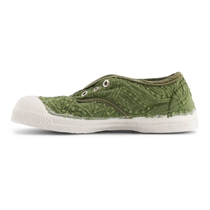 Bensimon Tennis Elly Broderie Anglaise | Khaki
