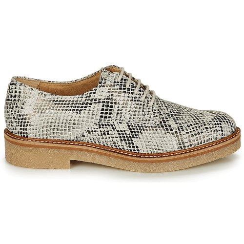 Kickers - OXFORK - Blanc / Noir / Python