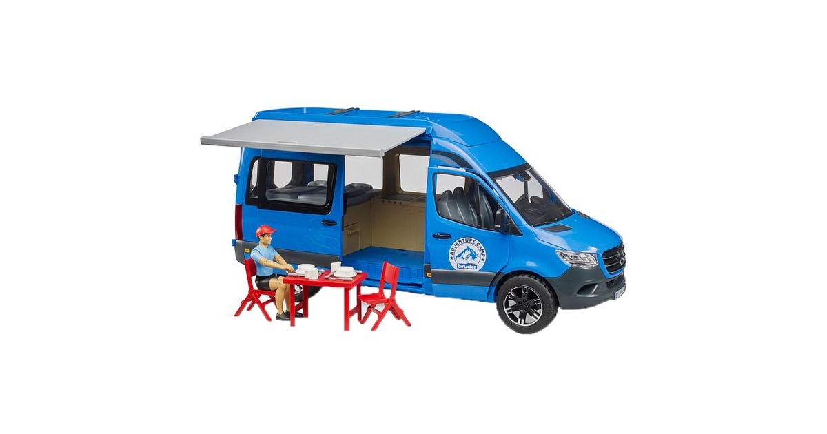 bruderMercedes-Benz Sprinter Camper met chauffeur Modelvoertuig  (02684)