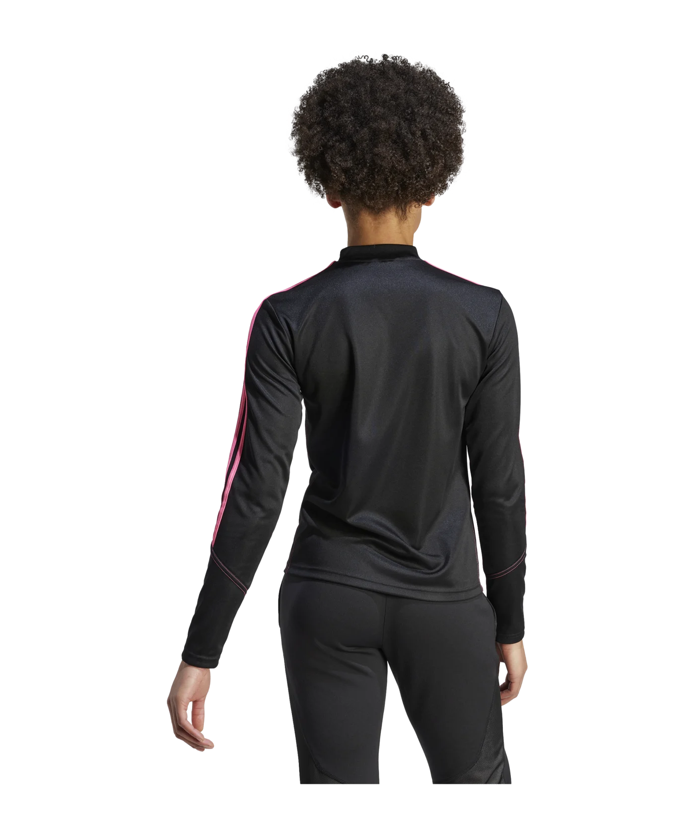 adidas Tiro 23 Club Sweatshirt Damen Schwarz Schwarz Pink