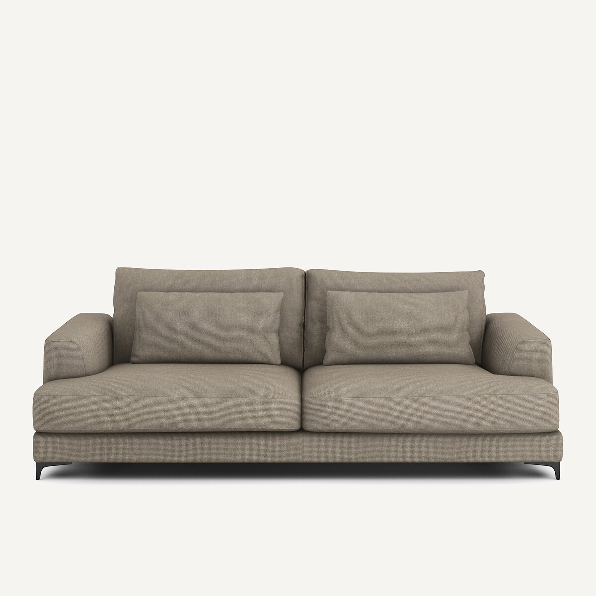 AM.PM4-zit slaapbank viscose de linho texturizada, Marsile