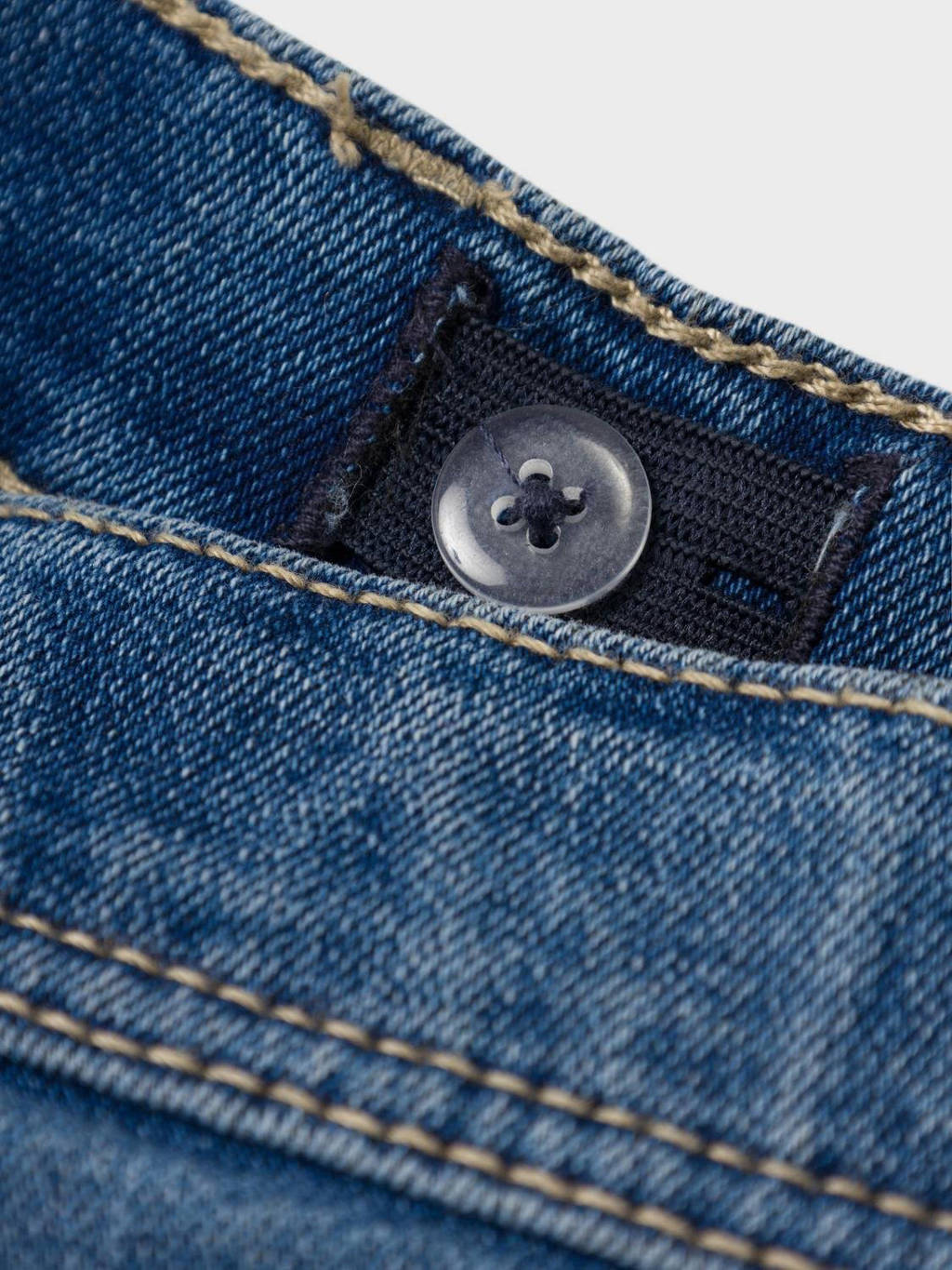 NAME IT regular fit denim short NKMRYAN dark blue denim