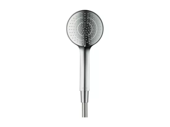 Pommeau de douche DURAVIT Universal 11 cm 3 jets chromé blanc
