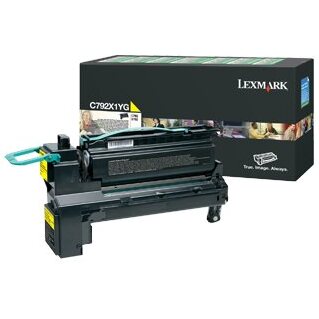 Lexmark C792X1YG Cartouche de toner 1 pièce(s) Original Jaune