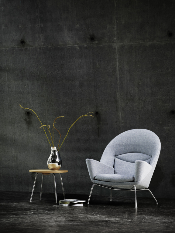 Carl Hansen & Son CH415 bijzettafel Ø55 geolied eiken