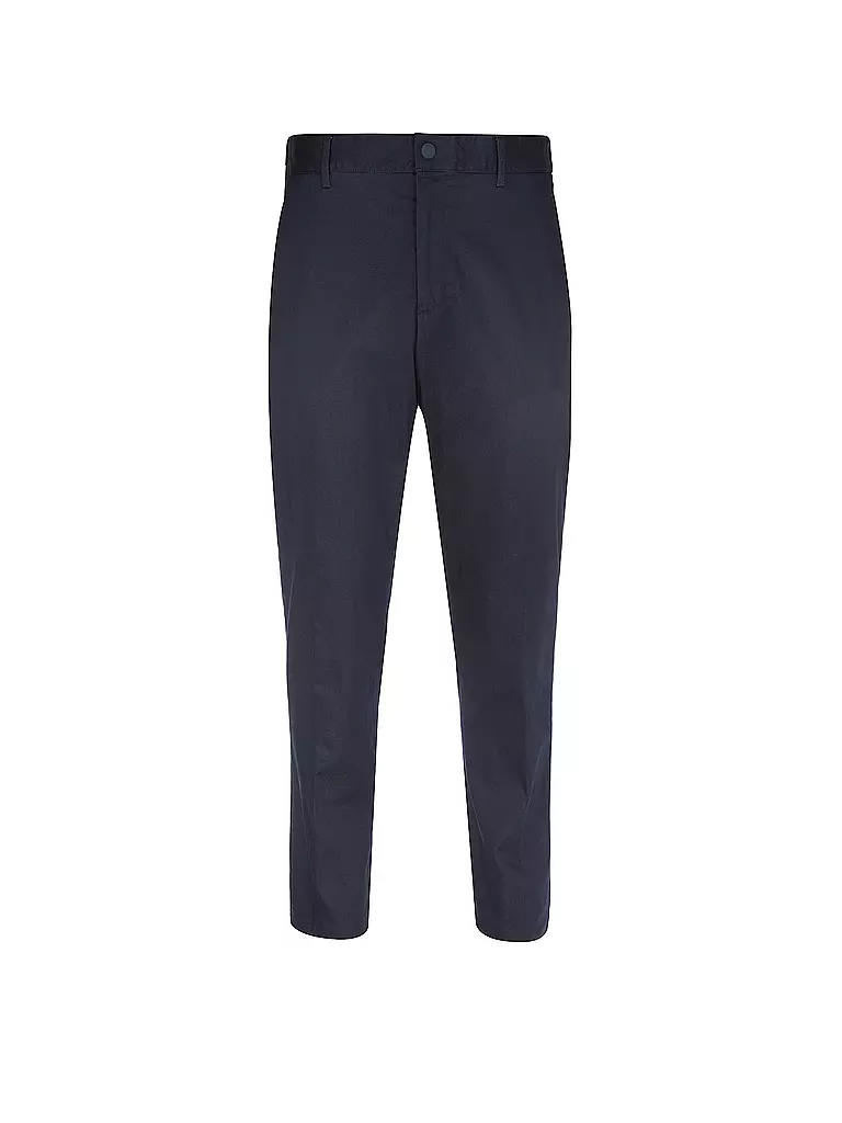 BOSS Anzughose Relaxed Fit dunkelblau