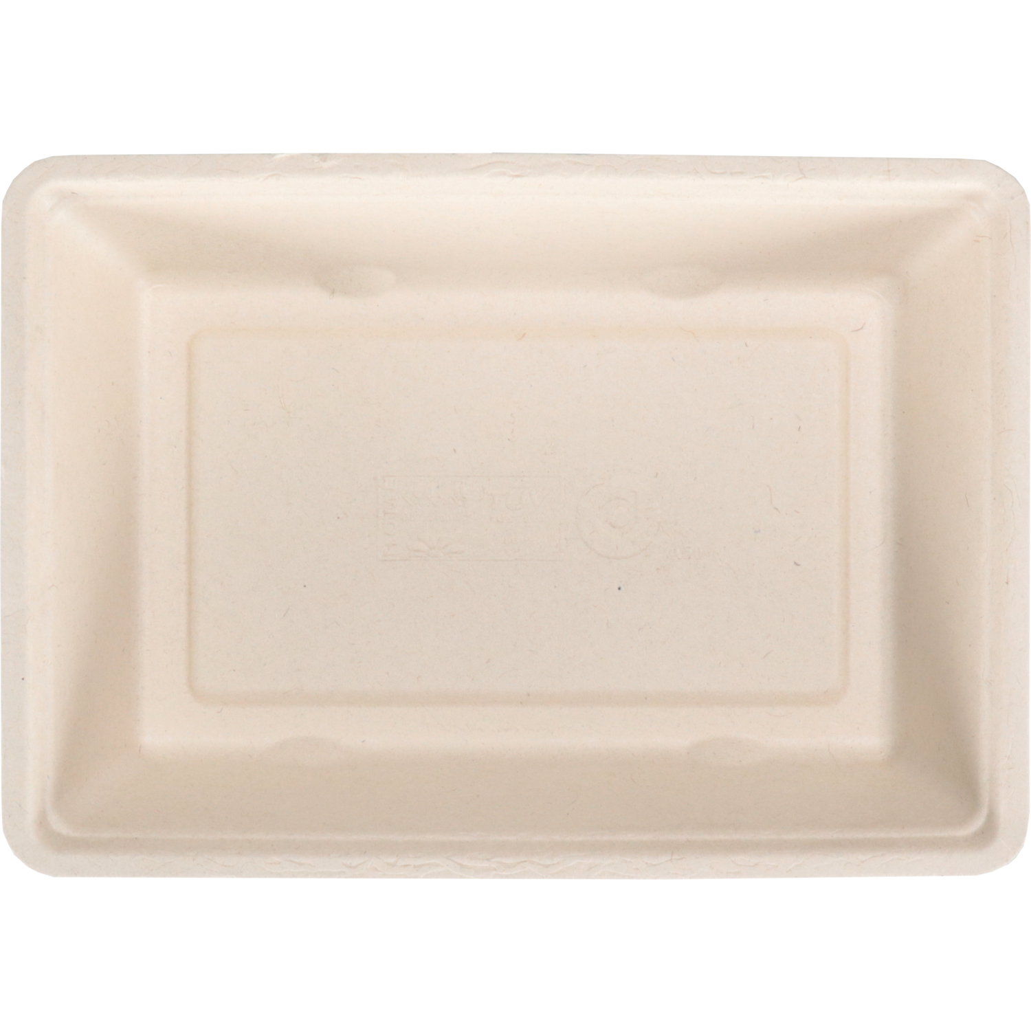 Depa Bak, Bagasse (suikerrietpulp), A50, snackbak, 202x140x36mm, naturel
