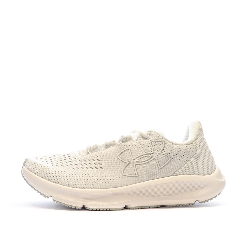 Under Armour Chaussures de Running Beige Femme Under Armour Charged Pursuit