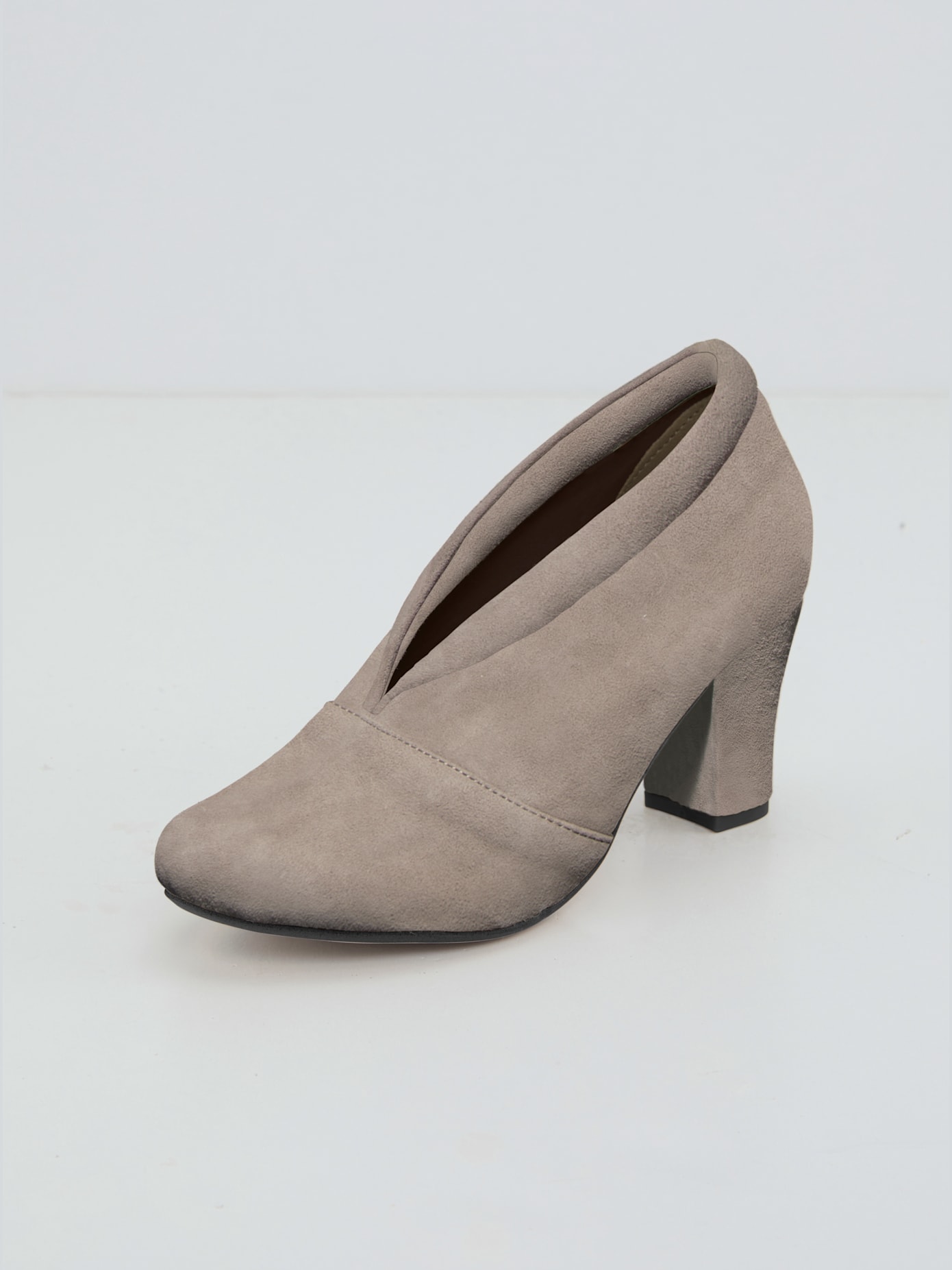Escarpins cuir velours chèvre doux