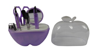 Hair Mode Manicure Set Appel - Paars 1ST
