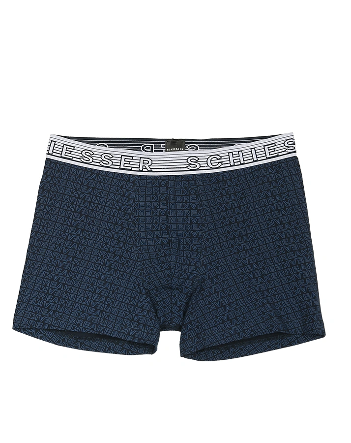 Boxershorts 95/5 3er Pack mit Schriftzug in blau