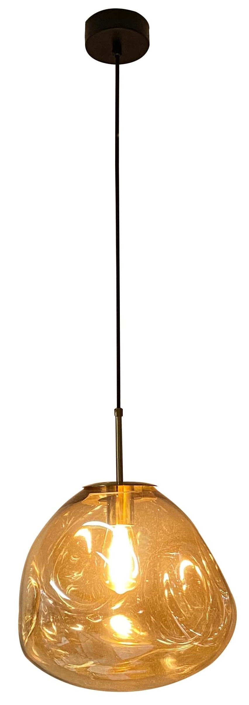 Hanglamp 1-lichts Amber Boaz B36 x D36 cm