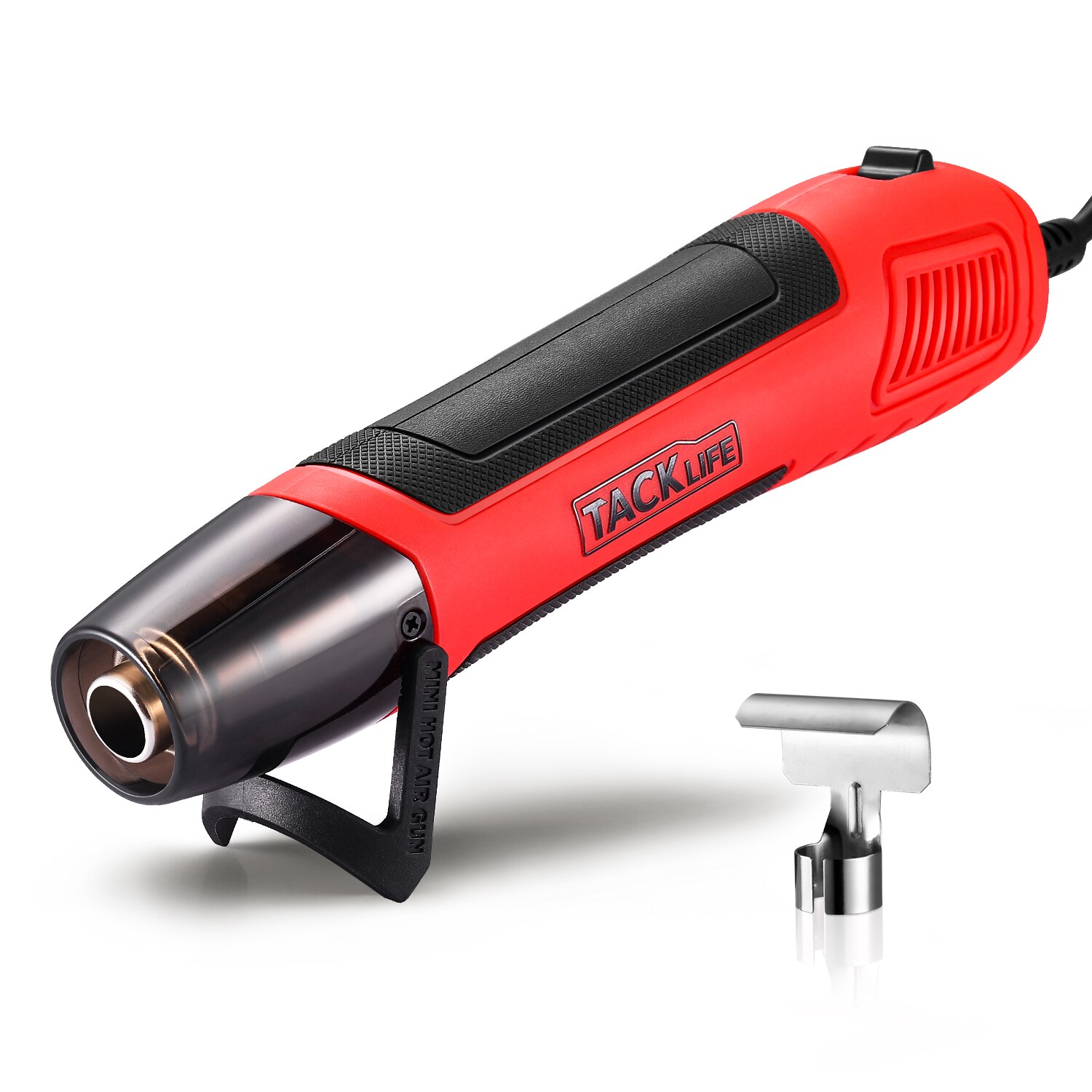 TACKLIFE HGP35AC; Heißluftgebläse, Mini Heißluftpistole 350W 350°C, 2M ultralanges Kabel für handwerkliche Prägungen/Schrumpfverpackungen/Farbtrocknung/DIY.
