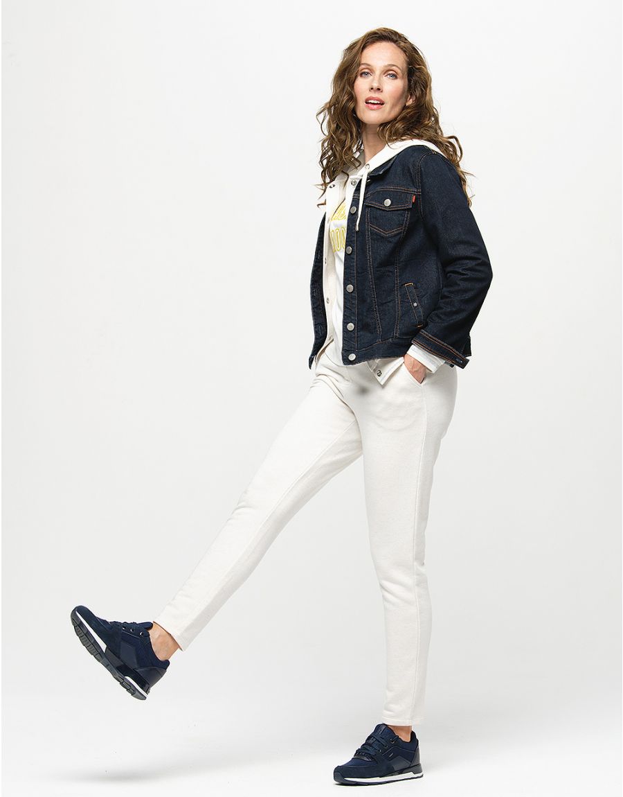 T-shirt blanc coton modal