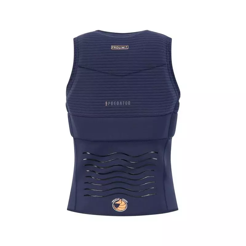 Gilet impact kitesurf/windsurf PROLIMIT Predator Vest Half Padded Sidezip Navy