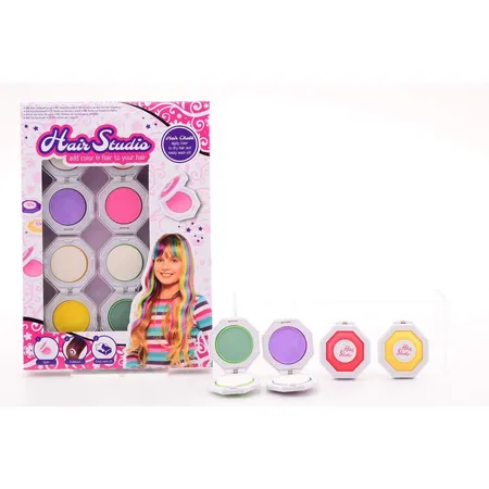 Johntoy Haarekreide bunt, 4er Set