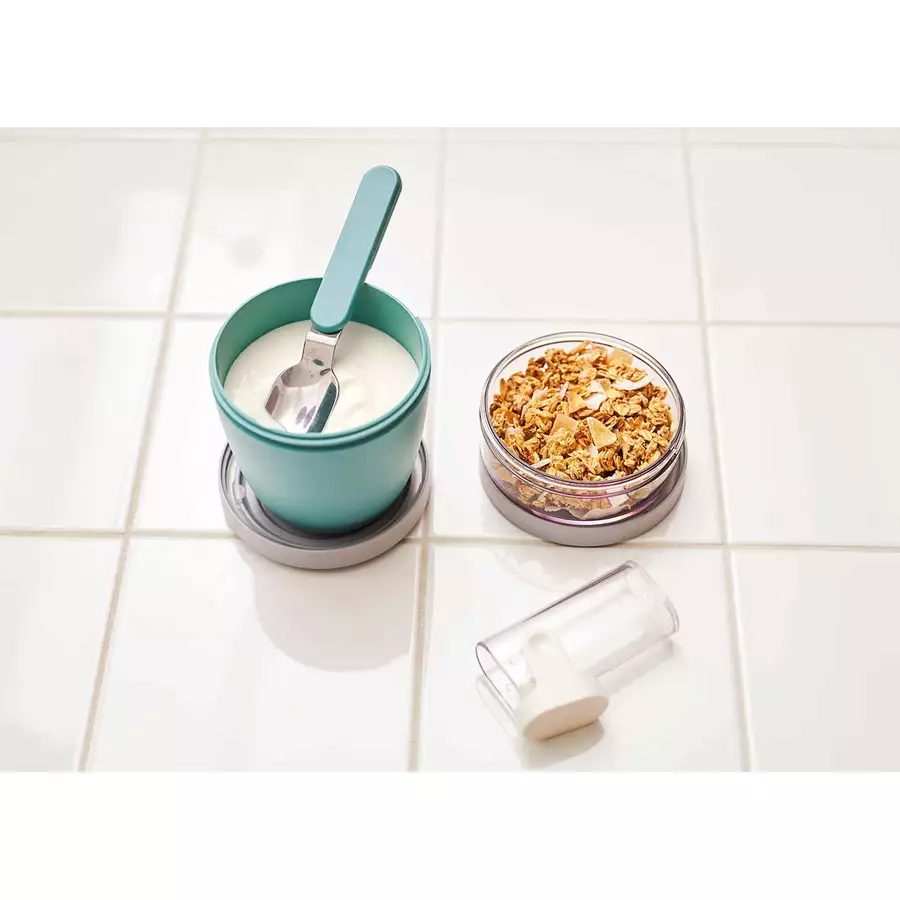 Mepal Lunchpot + Faltbarer Löffel Ellipse 500 + 200 ml rosa-rot