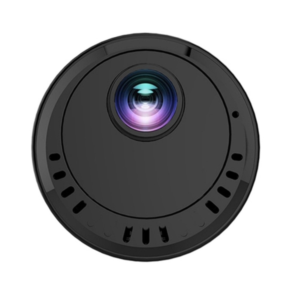 Mini WiFi IP Kamera Ultra HD 4K Infrarot LED's Nachtsichtfunktion mit Akku (500mAh) und Micro SD Kartenslot   Halterung und Clip-Halter (iOS/Android)