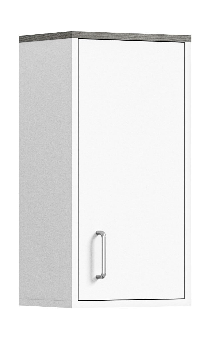 Hängeschrank Los Angeles Weiß/Rauchsilber NB