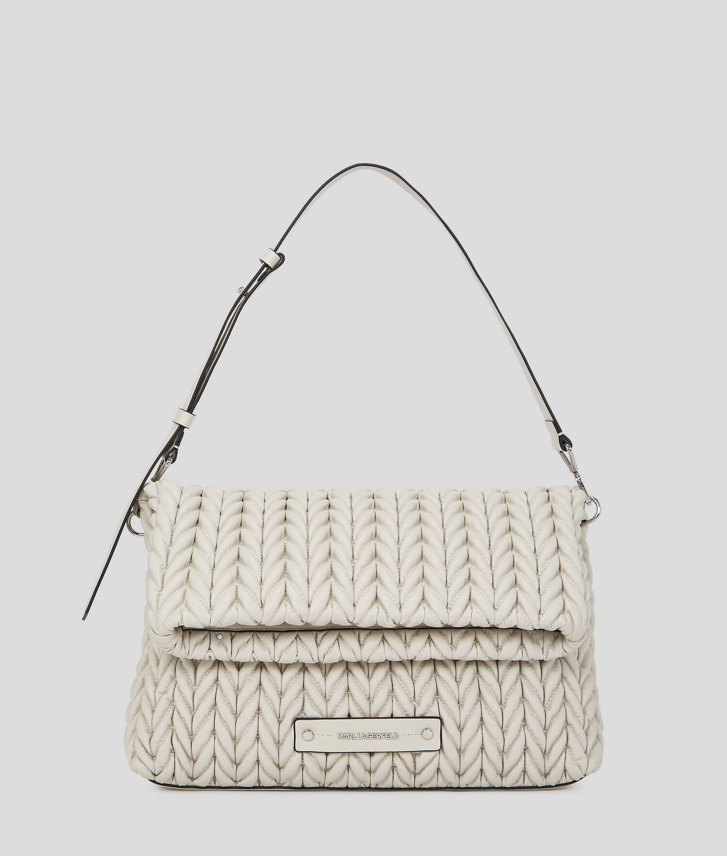 GRAND SAC PORTÉ ÉPAULE K/WEAVE - Ciment