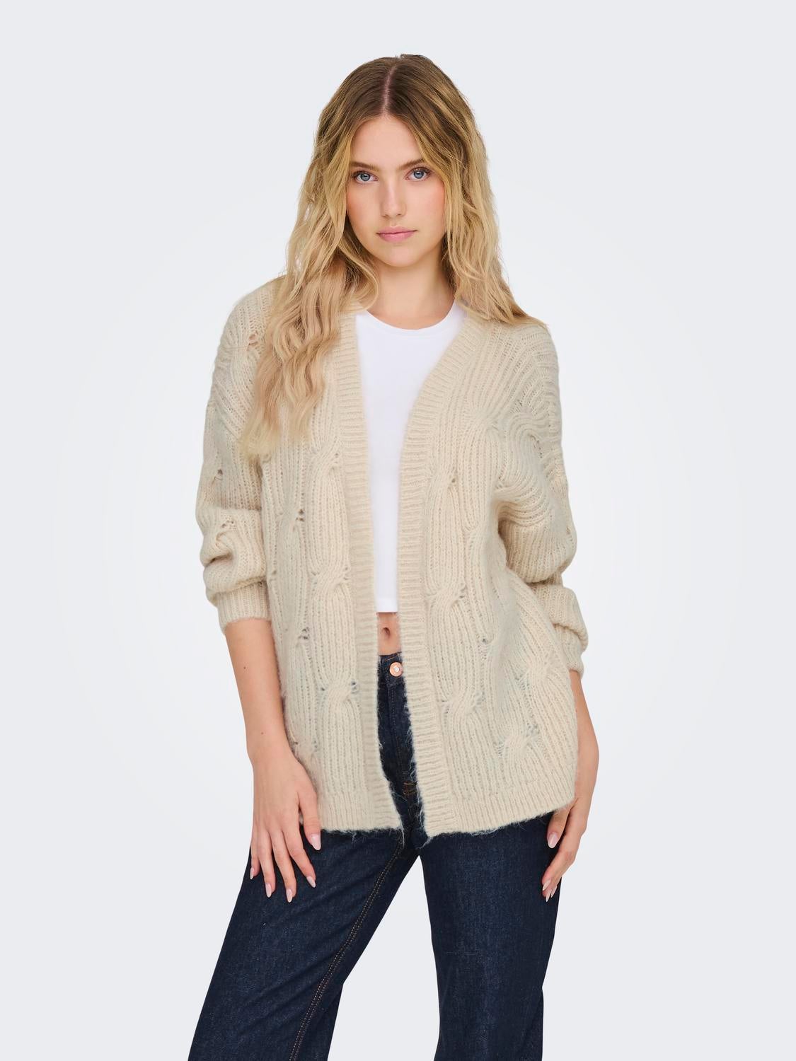 ONLLELA Strickjacke Birch