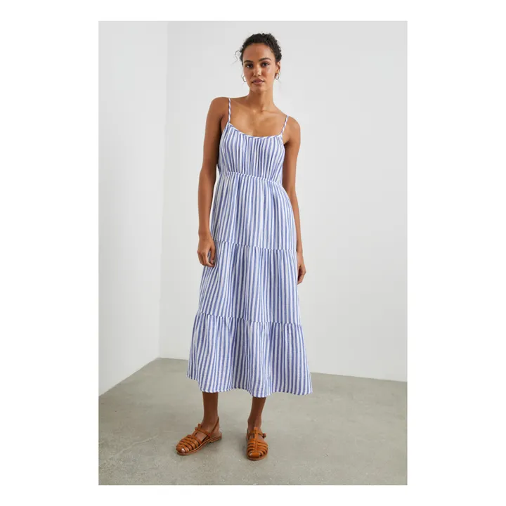 Rails Robe Blakely Rayures Coton Bio | Bleu