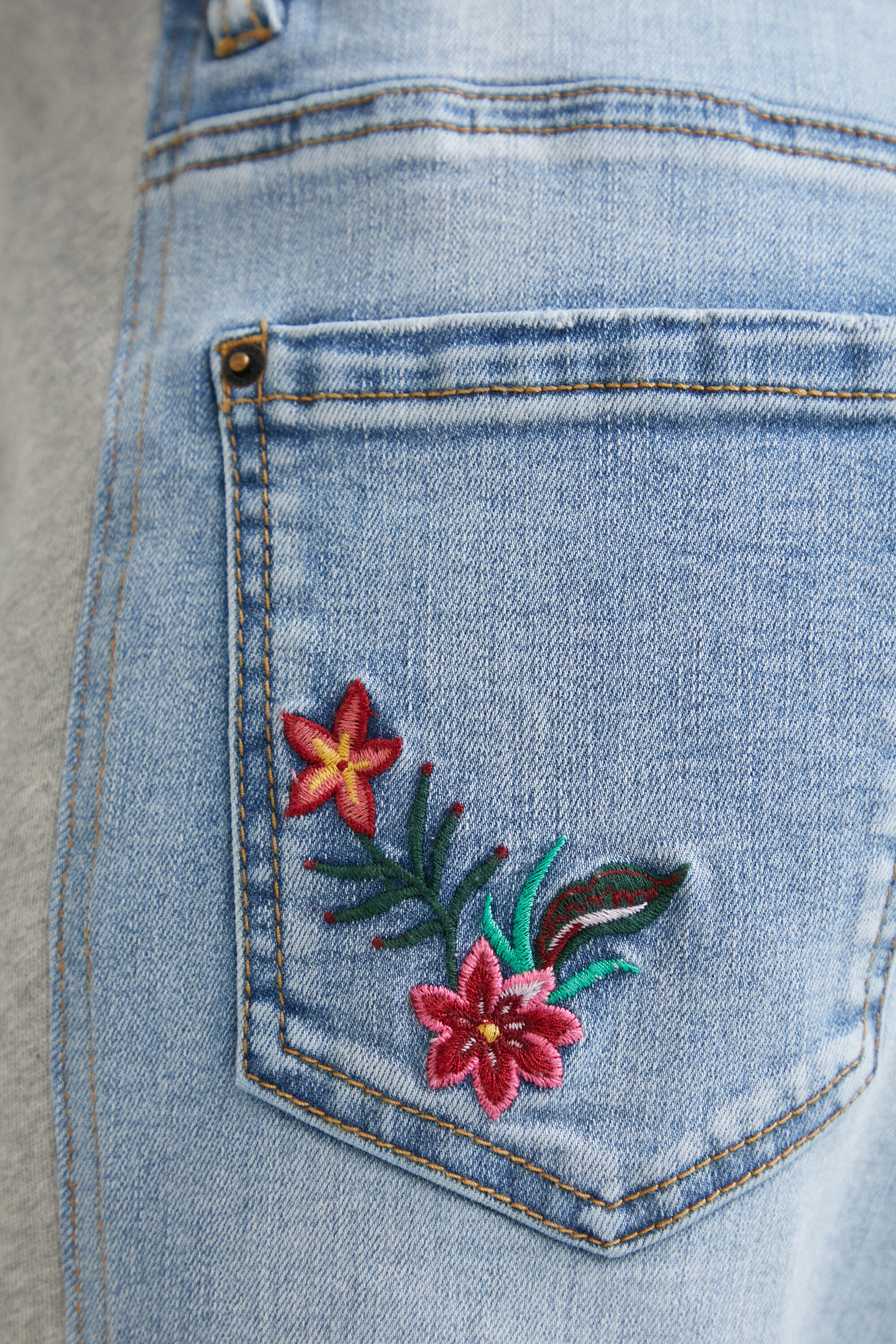 Jogging-jean floral