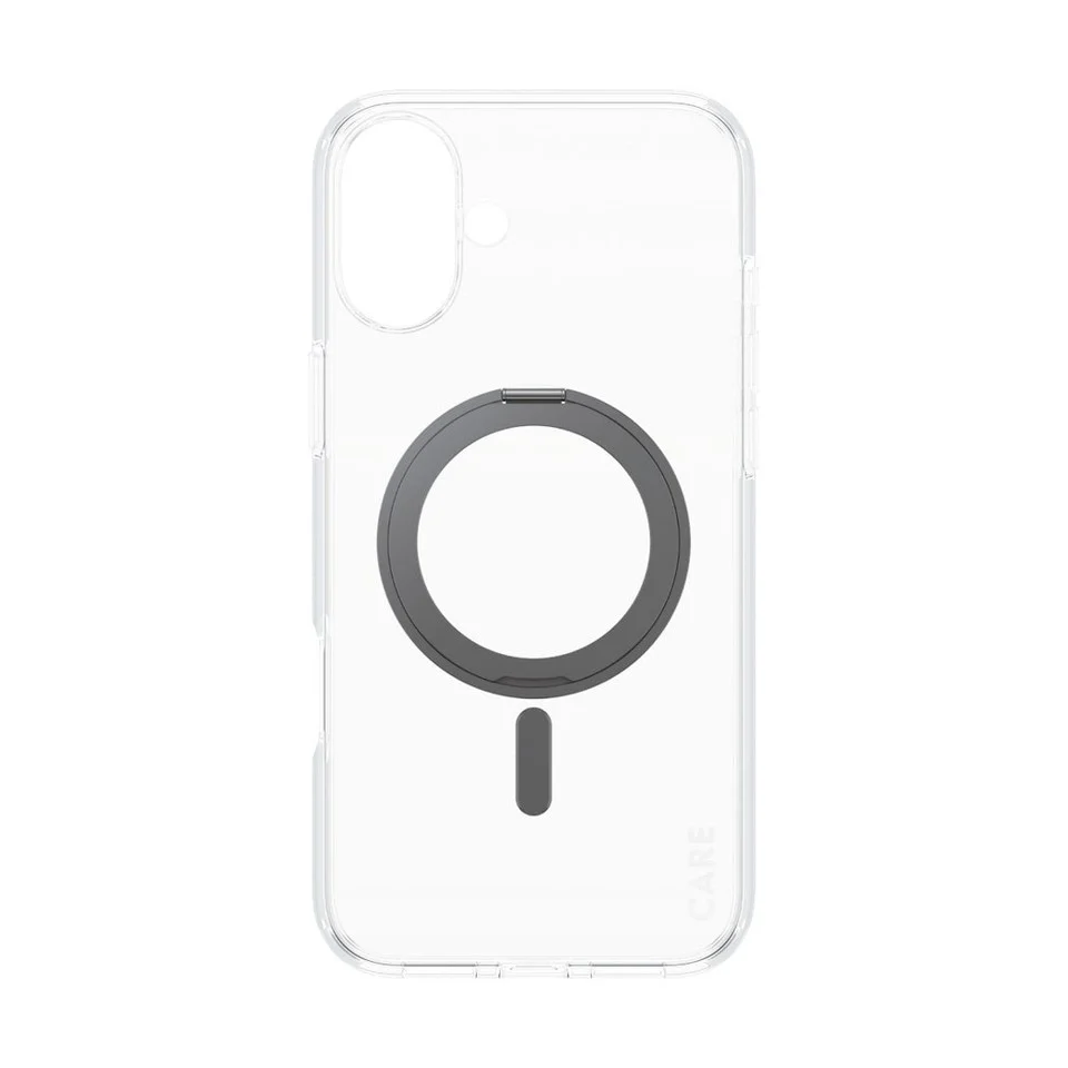 CARE by PanzerGlass - Case - Transparent Black - MagSafe - iPhone 16 Plus