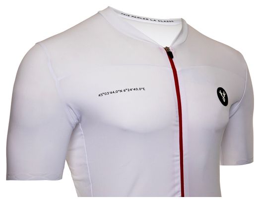 Maillot Manches Courtes LeBram Galibier Blanc