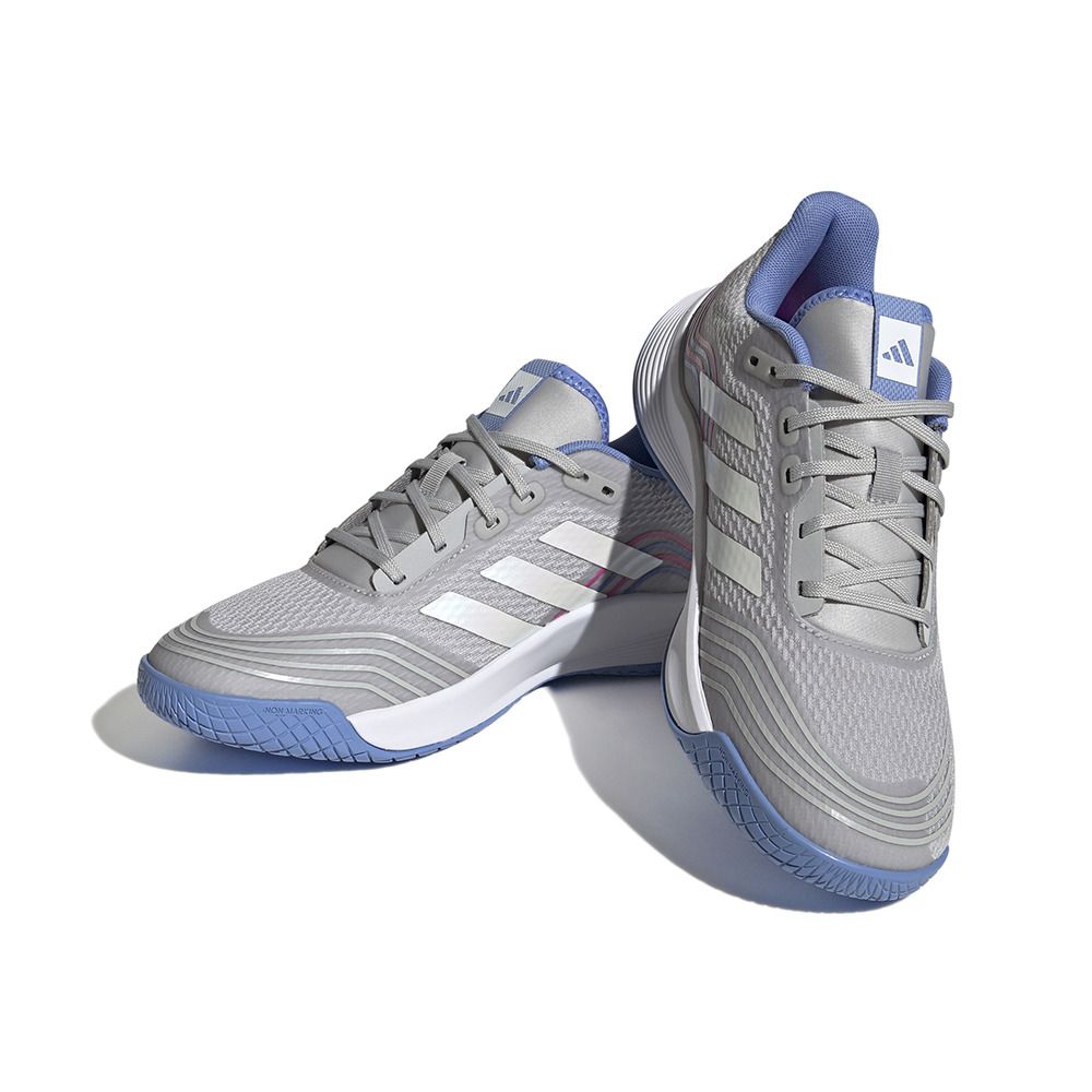 Adidas Performance NOVAFLIGHT PRIMEGREEN - Chaussures volleyball Femme grey two/white/silver