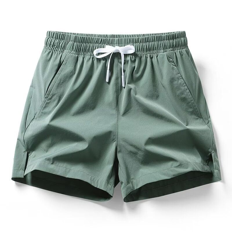Cowpow - Effen shorts met trekkoord in de taille