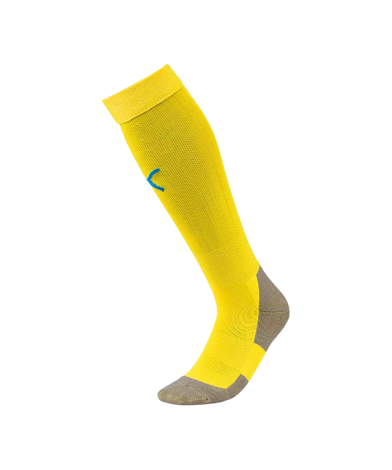 PUMA LIGA Socks Core Stutzenstrumpf Gelb Blau F17