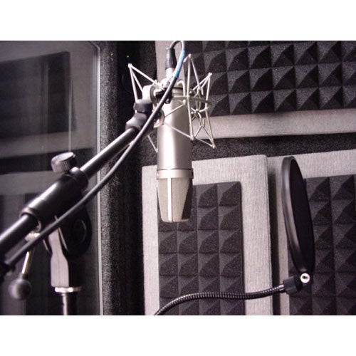 Auralex Studiofoam Pyramid paneel 5.08 halfsize grijs