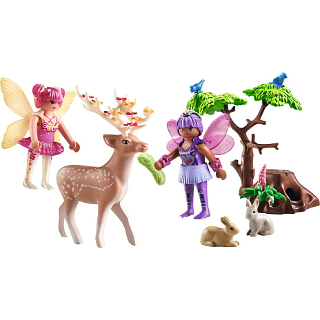 Playmobil feer med skovdyr 71800 42 dele