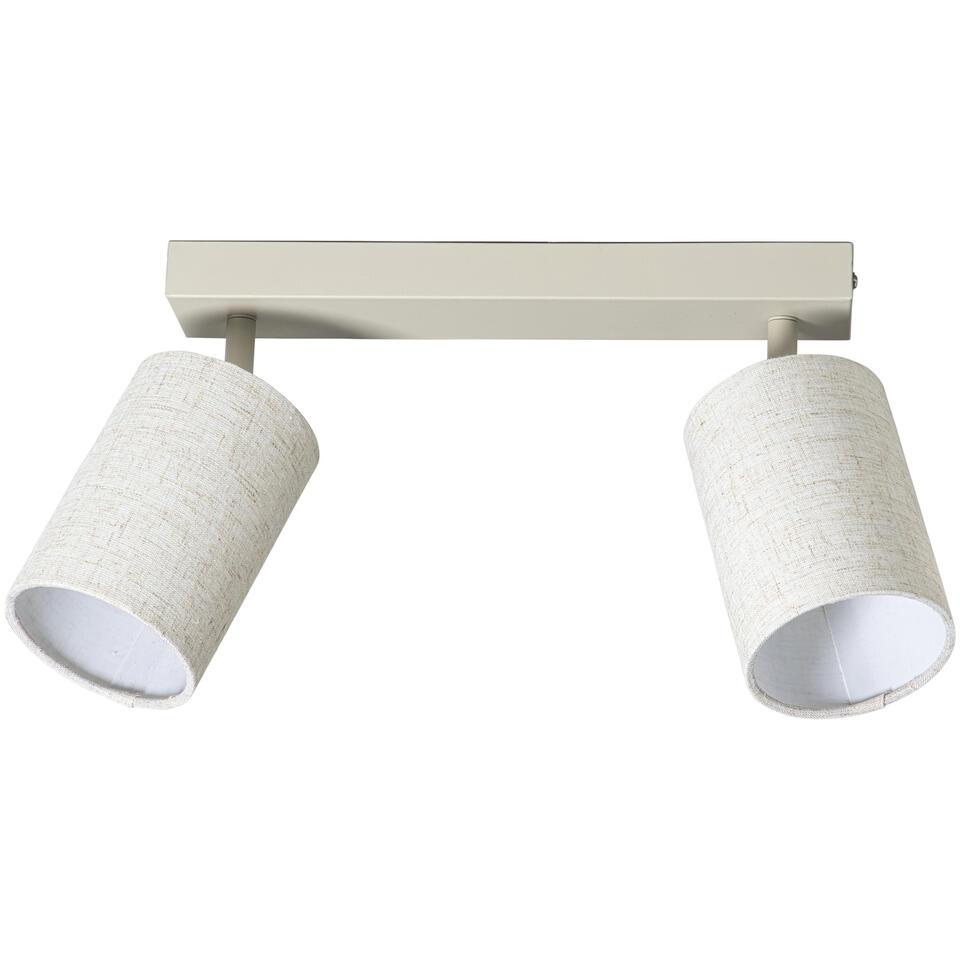 Spot Atik Off-White 2-lichts