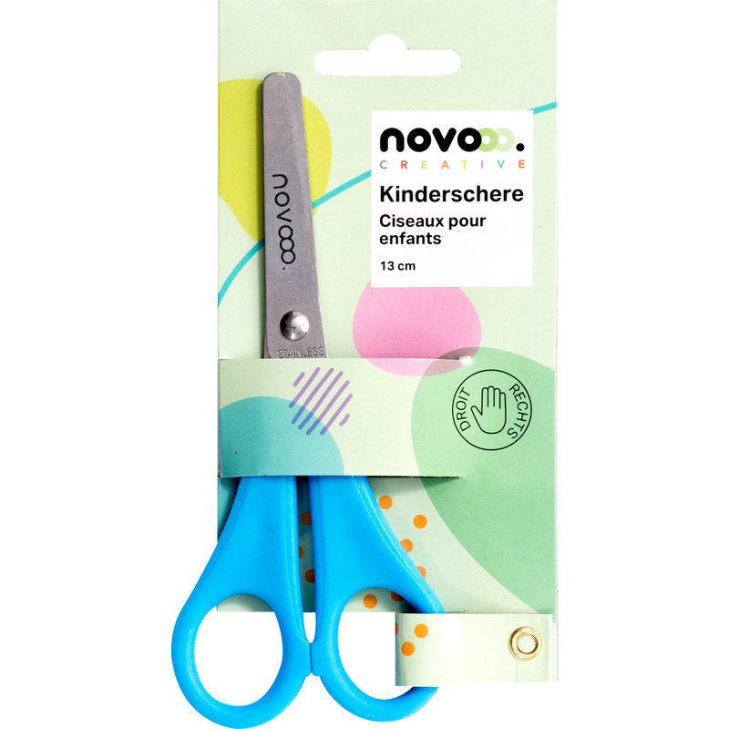 novooo Kinderschere Creative, assortiert, 1 Stück, 13 cm