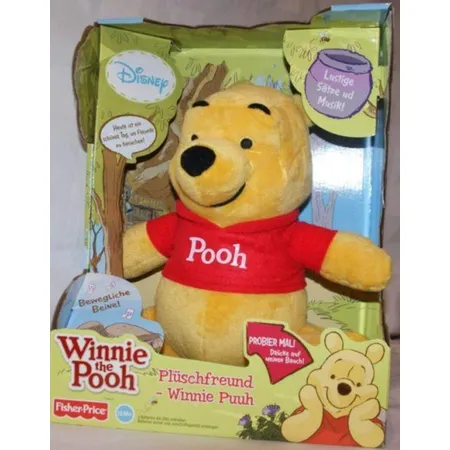 Fisher-Price Disney Winnie the Pooh, Plüschfreund mit Sprache & Musik, 30 cm