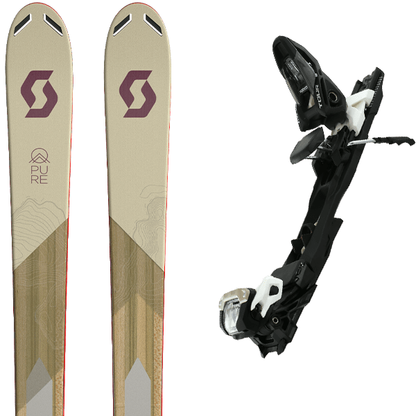 Pack ski de randonnée SCOTT PURE FREE 90TI W + Fix