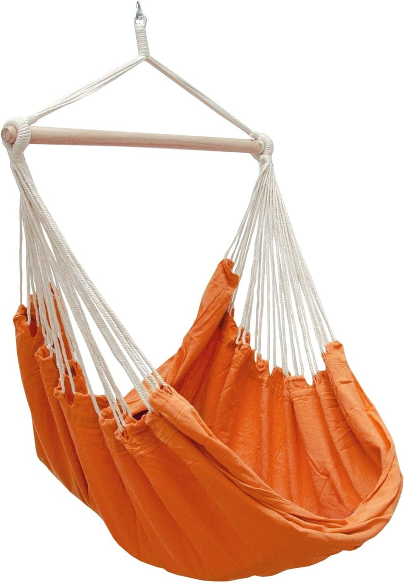 XXL Hangstoel Relaxstoel 185x130cm tot 150kg in Celosia Oranje